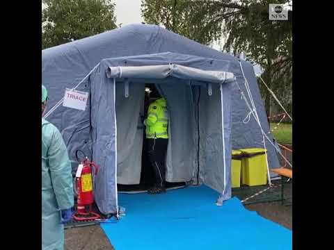 Northern Italy Hospital Expands Space for COVID-19 Patients 🏥