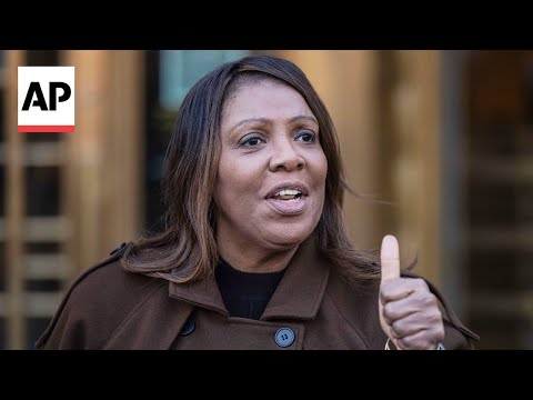 New York AG Letitia James responds after being charged in fraud case