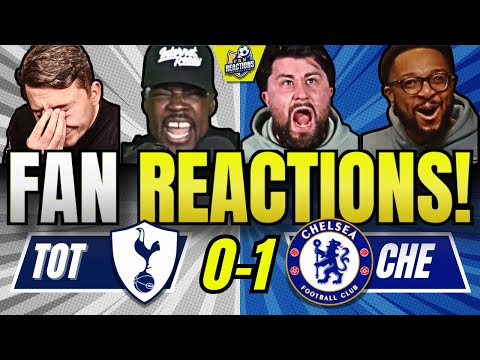 SPURS + CHELSEA FANS REACTION TO TOTTENHAM 0-1 CHELSEA | PREMIER LEAGUE FAN REACTIONS