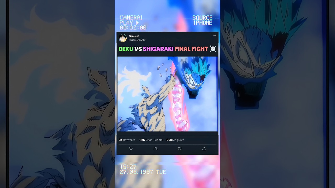 Deku vs Shigaraki Final Fight | MHA Season 8 ⚔️