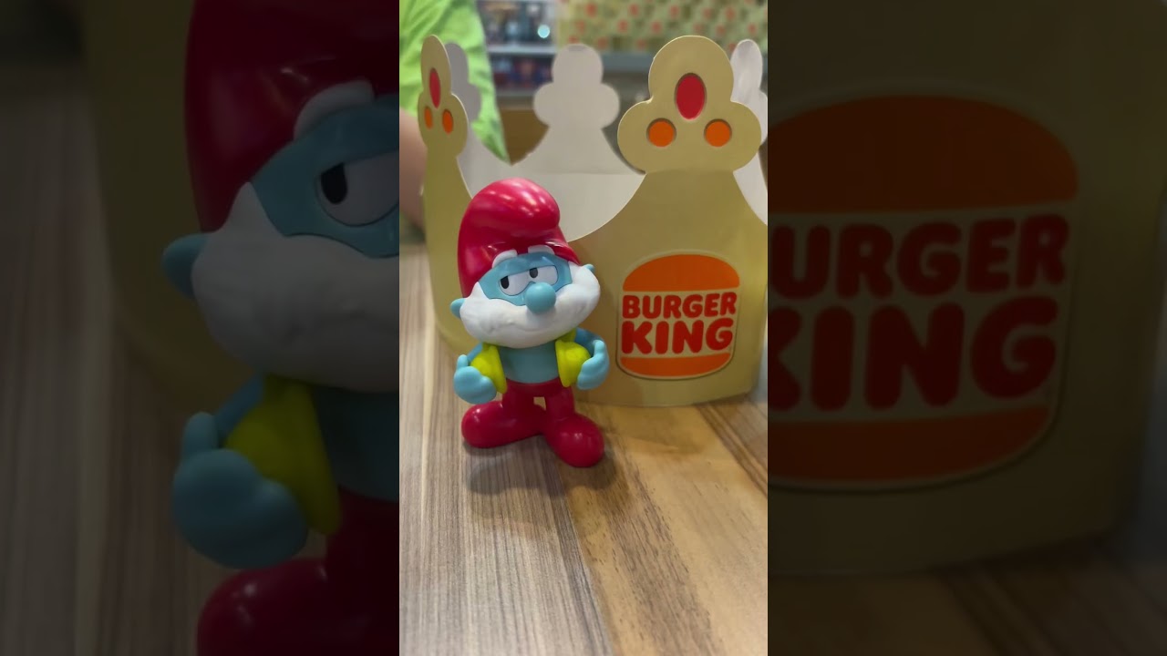 Burger King Smurf Toys Collection 🧸