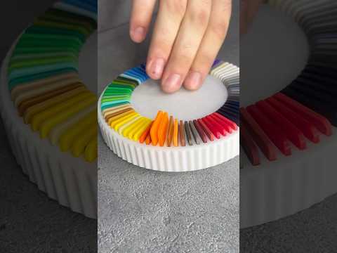 Rotating filament swatch stand🤩#layerworks #bambulab #filament #stand #practical #useful #helpful