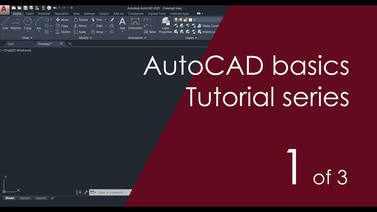 AutoCAD Basic Tutorial for Beginners 🖥️