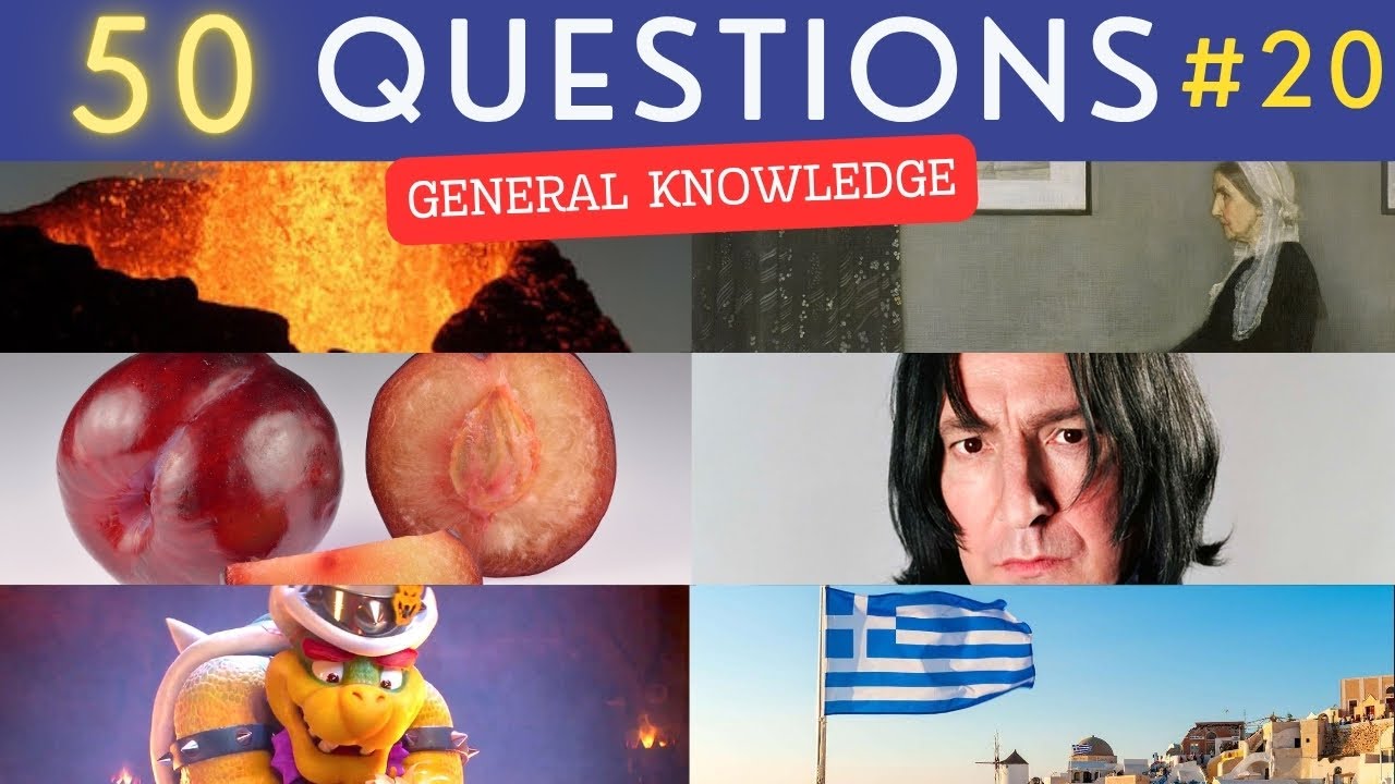 General Knowledge Quiz #20: 50 Trivia Questions for Pub Quiz Enthusiasts