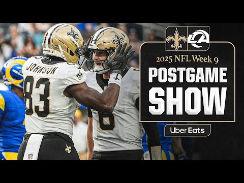 LIVE: Rams vs. Saints Postgame Show | 2025 NFL Week 9