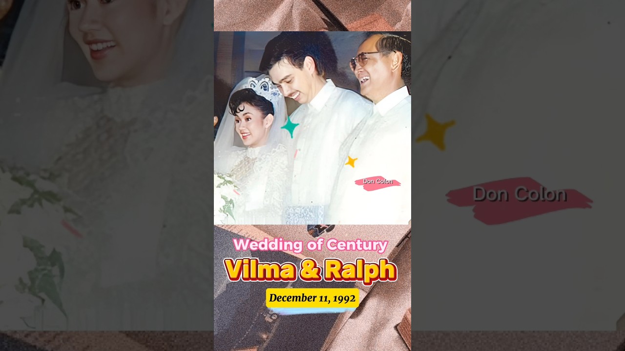Vilma Santos & Ralph Recto's 1992 Wedding 💍