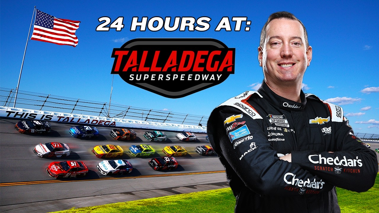 A Day in the Life of NASCAR Star Kyle Busch at Talladega 🏁