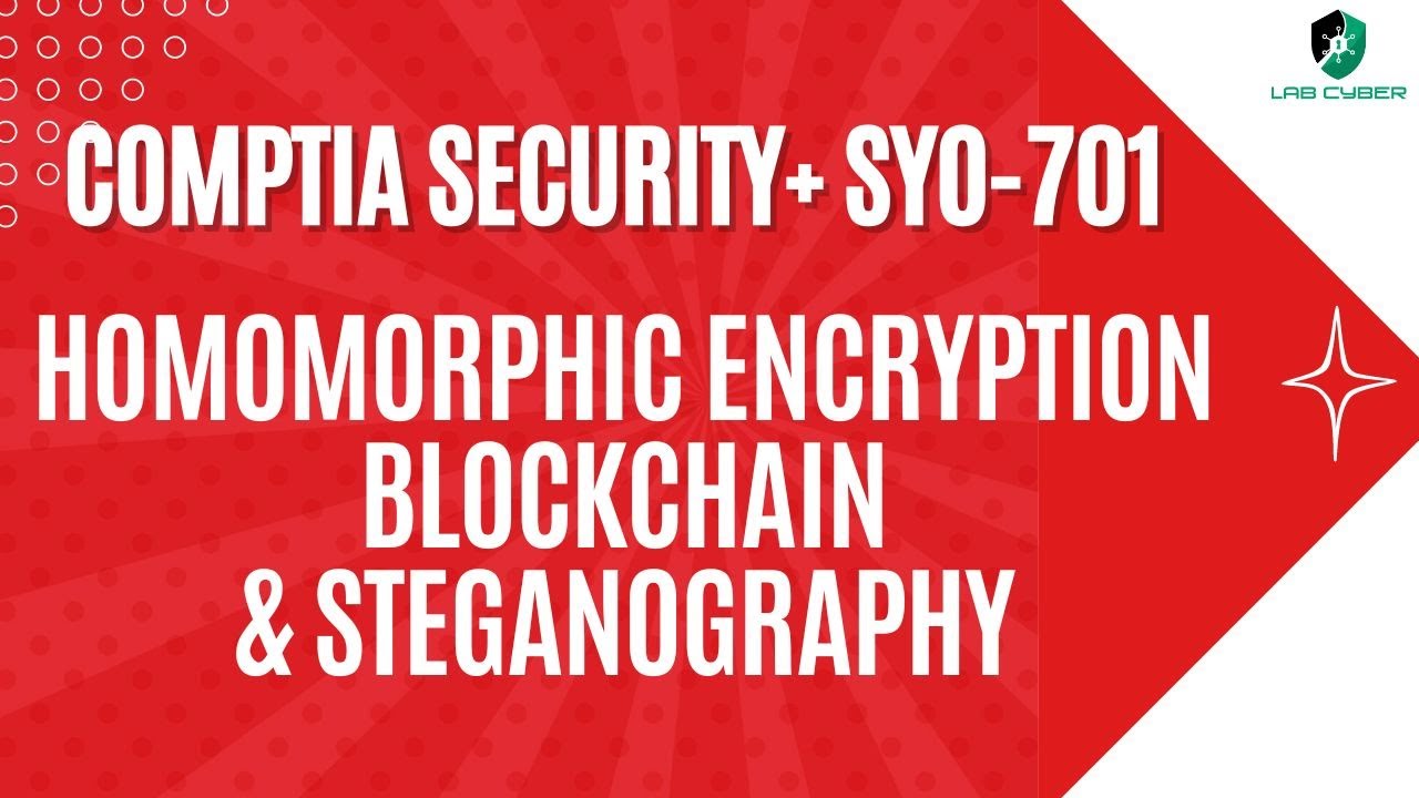Master Homomorphic Encryption, Blockchain & Steganography for Security+ SY0-701 🔐