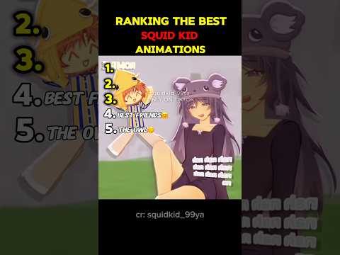 Ranking The Best Squid Kid #99nightintheforest #squidkid #animationshorts #animation #ranking #rank