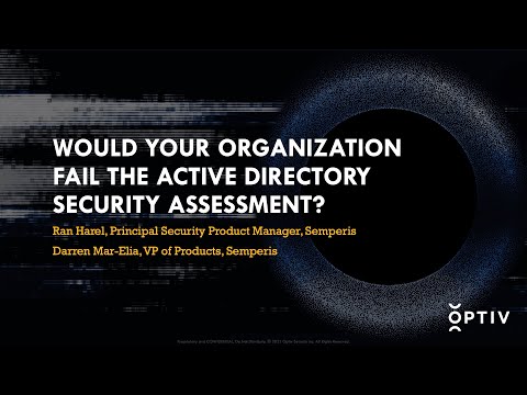 Source Zero Con: Would Your Organization Fail the Active Directory Security Assessment?