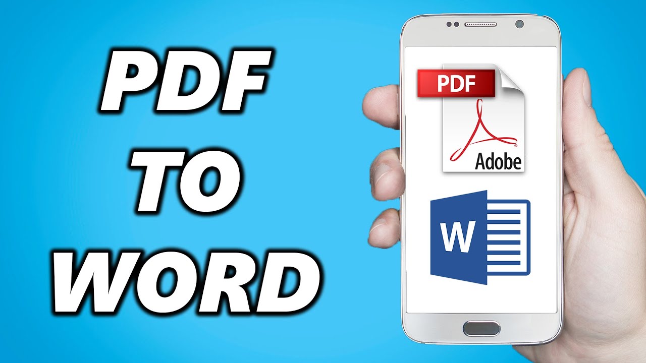 Convert PDF to Word on Mobile & PC 📱💻