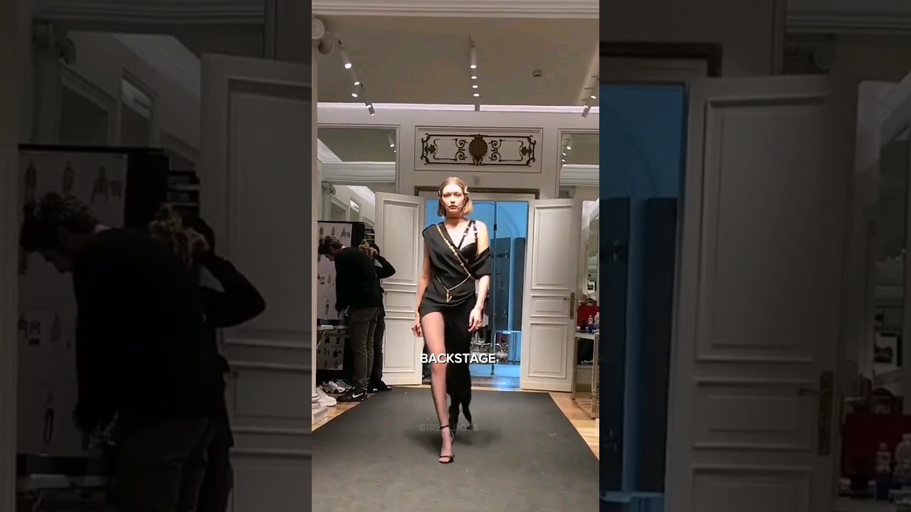 Gigi Hadid's Stunning Backstage Moments vs. Runway Walk ✨