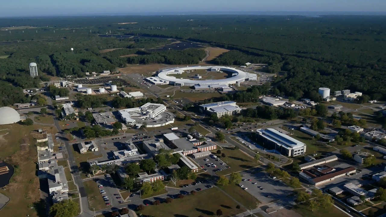 Aerial View of Brookhaven National Laboratory and the National Synchrotron Light Source-II