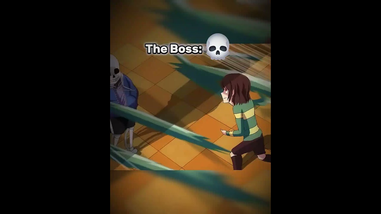 Undertale Boss Fight: Sans with 1 HP - Intense Encounter