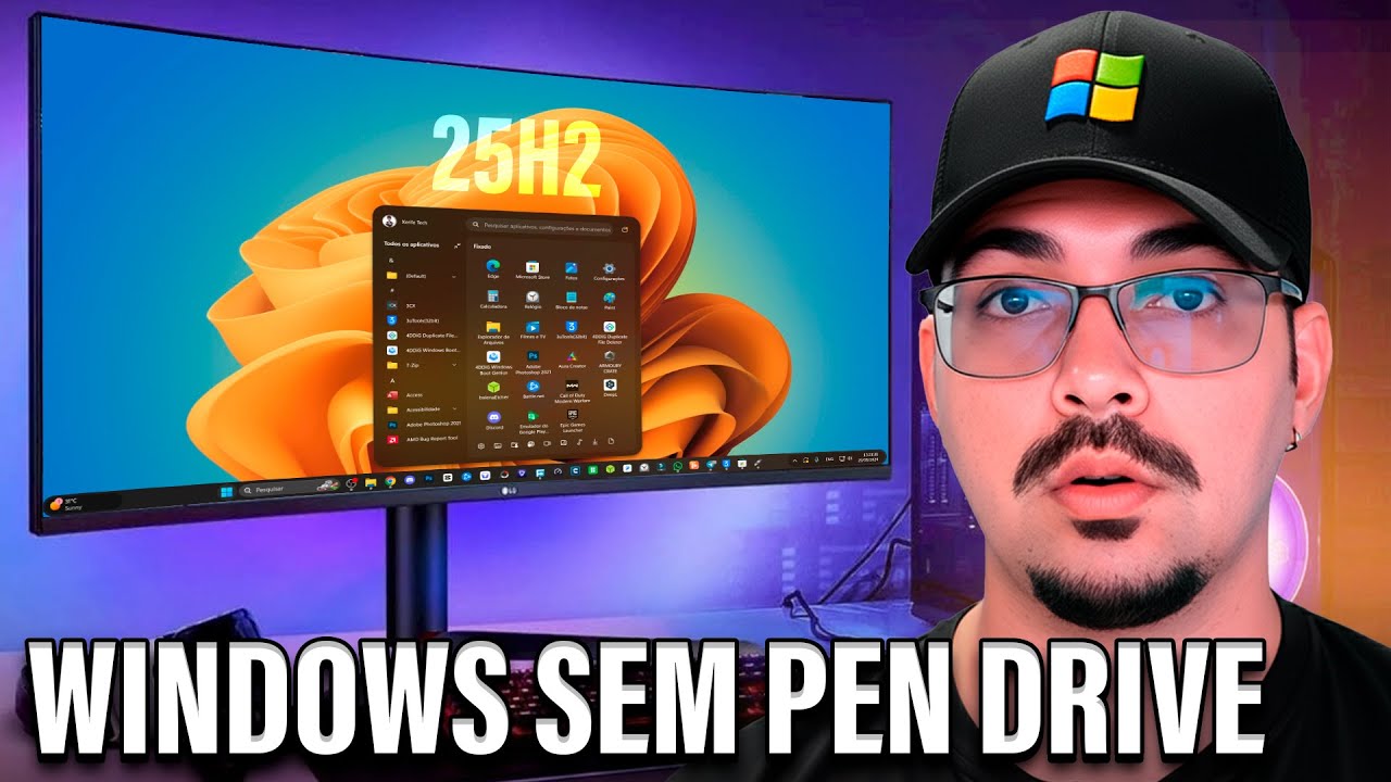 Formatar PC e Instalar Windows 11 25H2 Sem Pen Drive