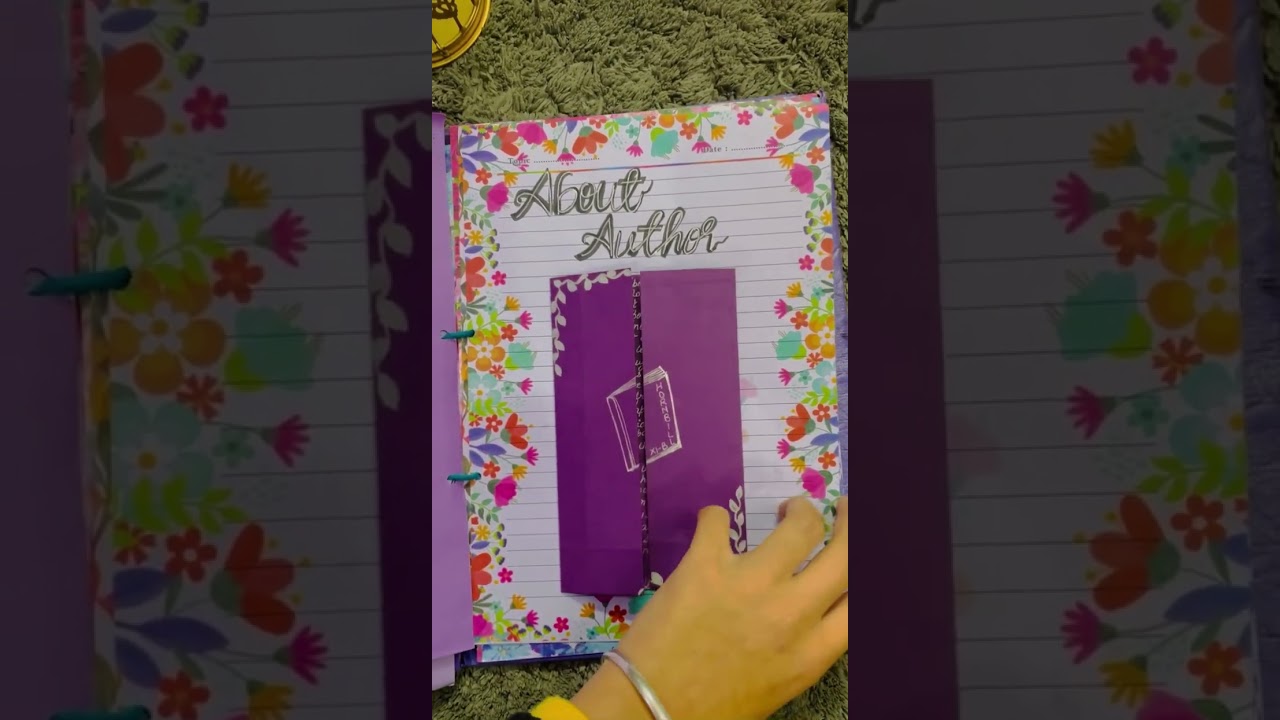 Class 11 English Project: Flower Envelope DIY 🌸