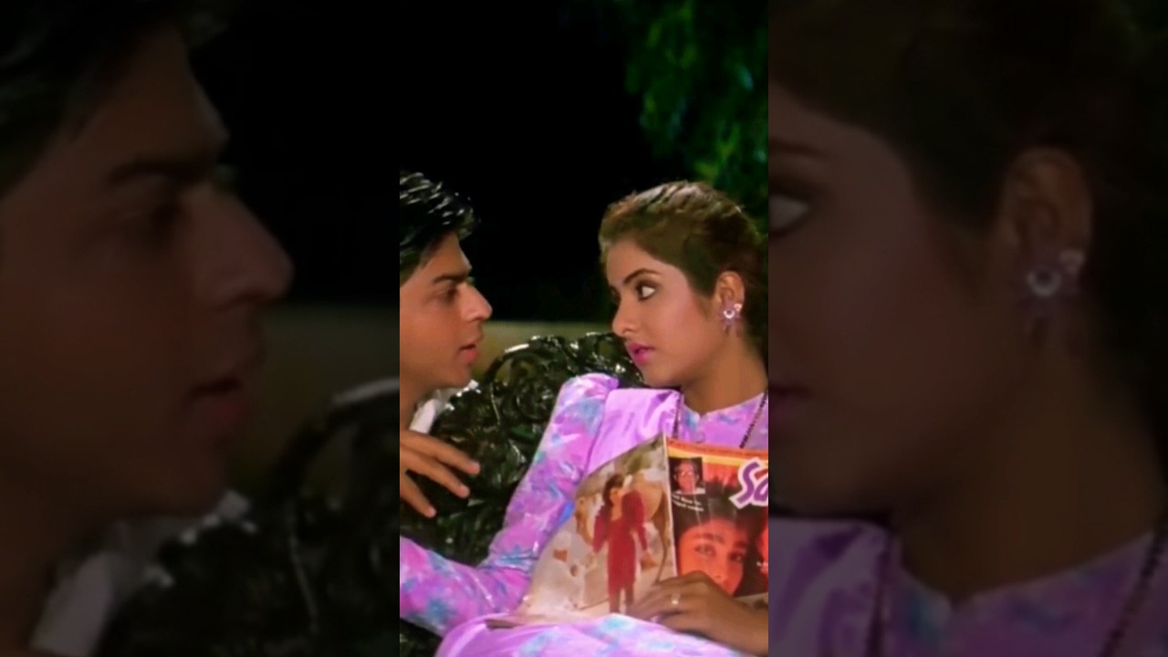 Unforgettable Scene with Divyabharti and Shah Rukh Khan 🎬