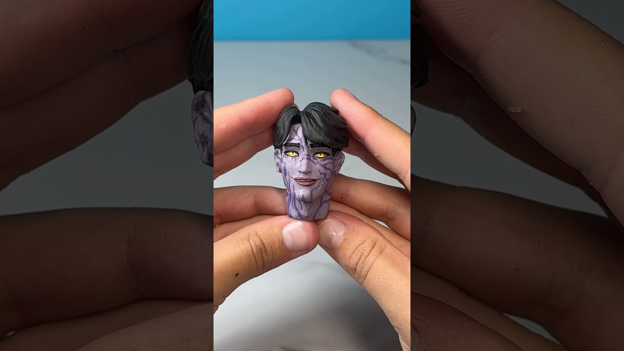 Crafted JINU from K-Pop Demon Hunters with Polymer Clay ✨