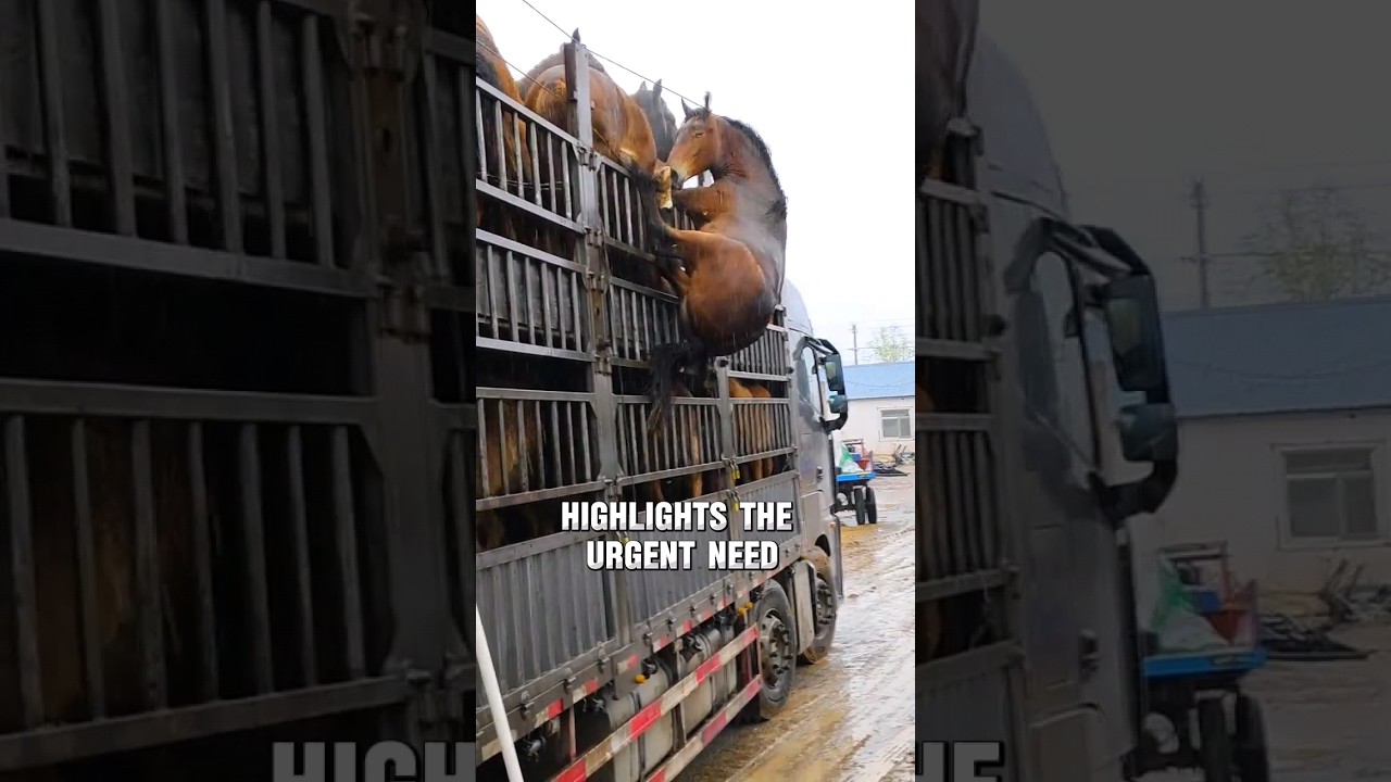 Horse Survives Unexpected Fall from Truck