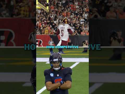 Jayden Daniels has CJ Stroud’s rookie stats written down 👀💯 #shorts