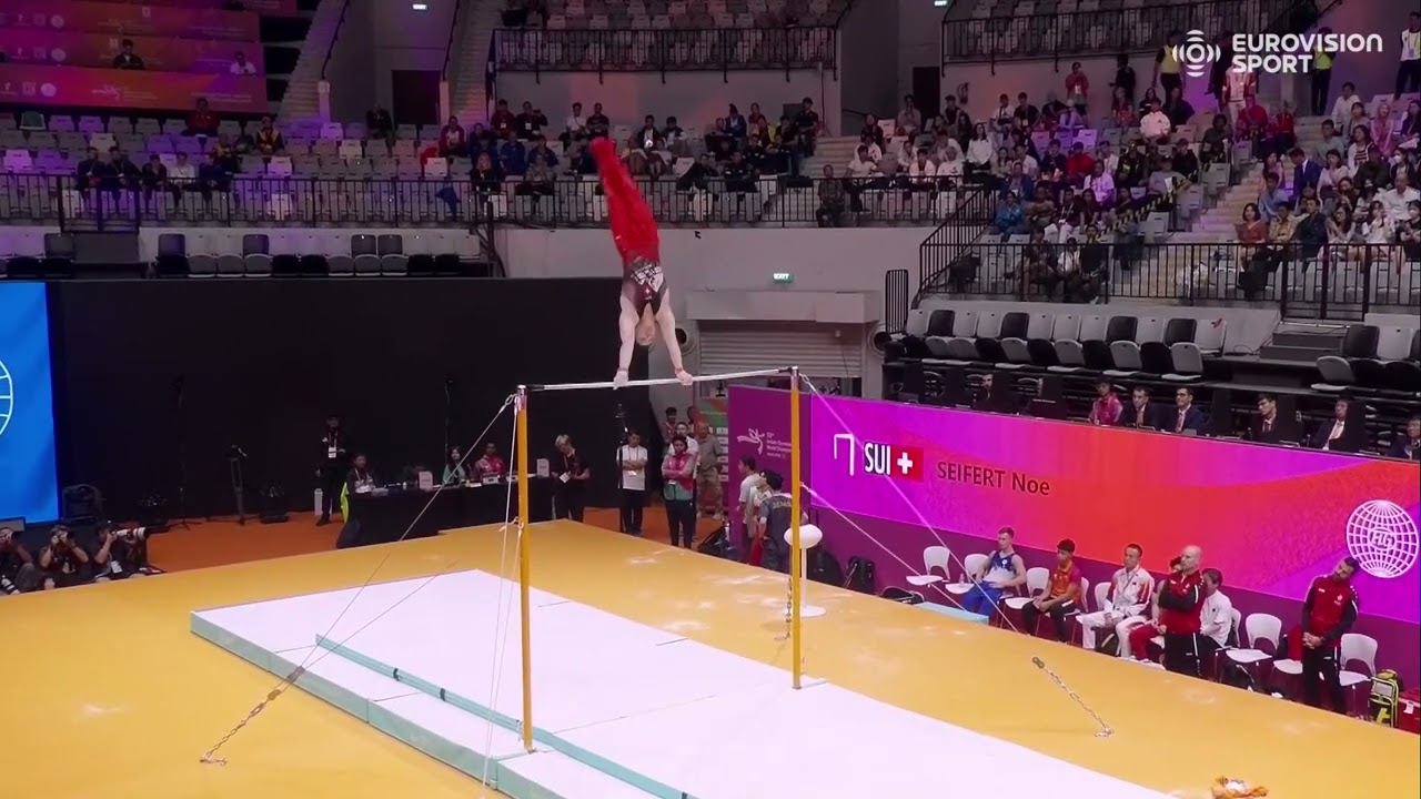 Noe Seifert at 2025 World Championships: All-Around & Horizontal Bar Highlights ✨