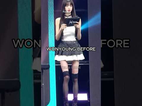 IVE’s Wonyoung: Before & After Weight Gain 💖#viralshorts #shorts #wonyoung #아이브 #장원영 #kpop