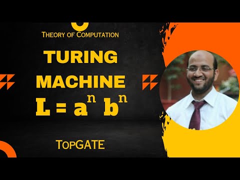 Turing Machine for L = a^n b^n | Turing Machine for anbn | Automata Theory | TOC