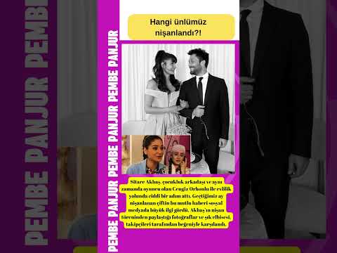 Akasya Durağı dizisinin Zeyno’su Sitare Akbaş Cengiz Orhonlu ile nişanlandı