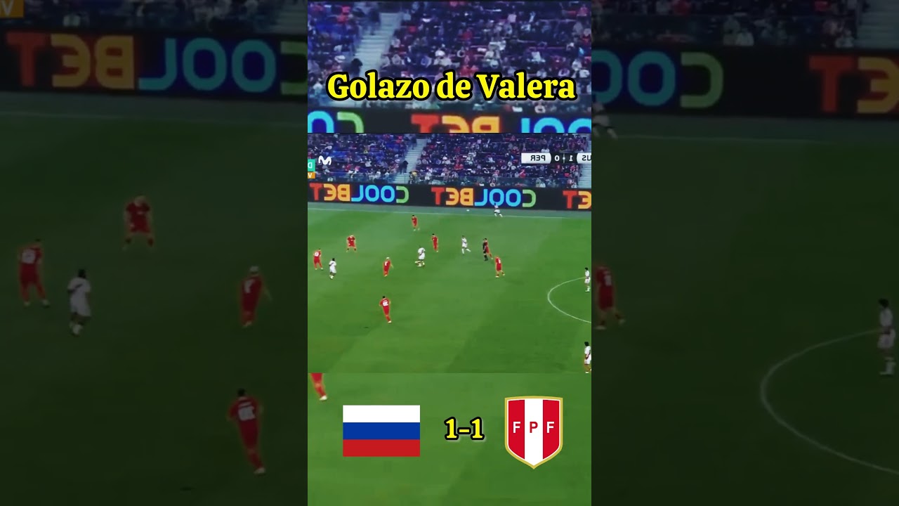 ¡Increíble Gol de Alex Valera que Salvó a Perú ante Rusia! 🇵🇪 Empate 1-1 y Bocas Cerradas