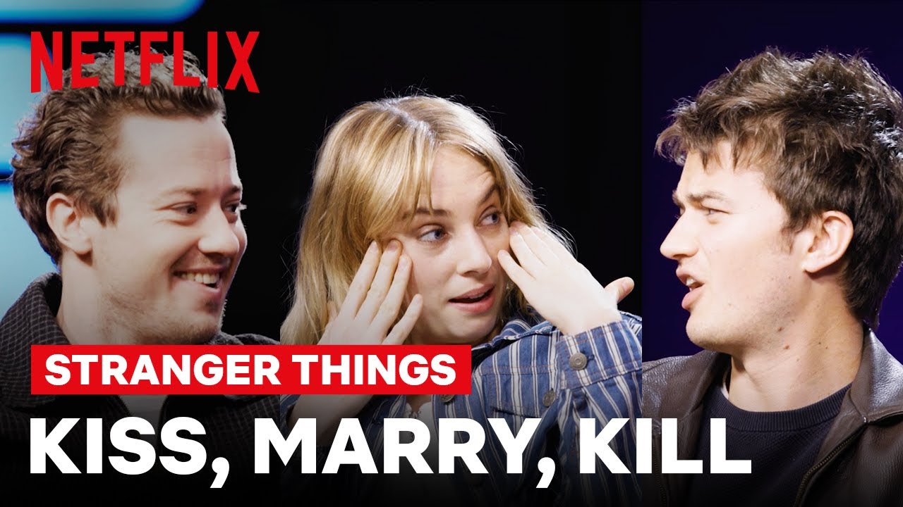 Stranger Things 4: Kiss, Marry, Kill Challenge with Maya Hawke, Joe Keery & Joseph Quinn 🎮
