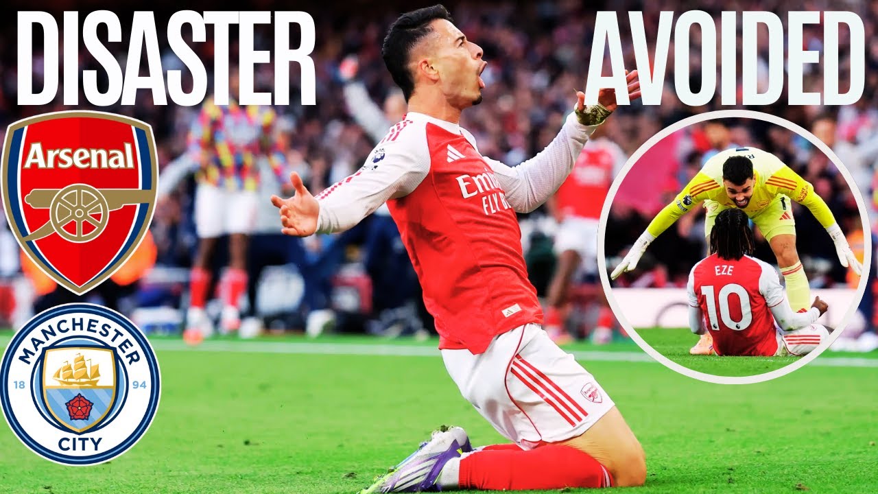 Epic Comeback! Martinelli’s Heroics Save Arsenal in a Thrilling 1-1 Draw vs Man City ⚽