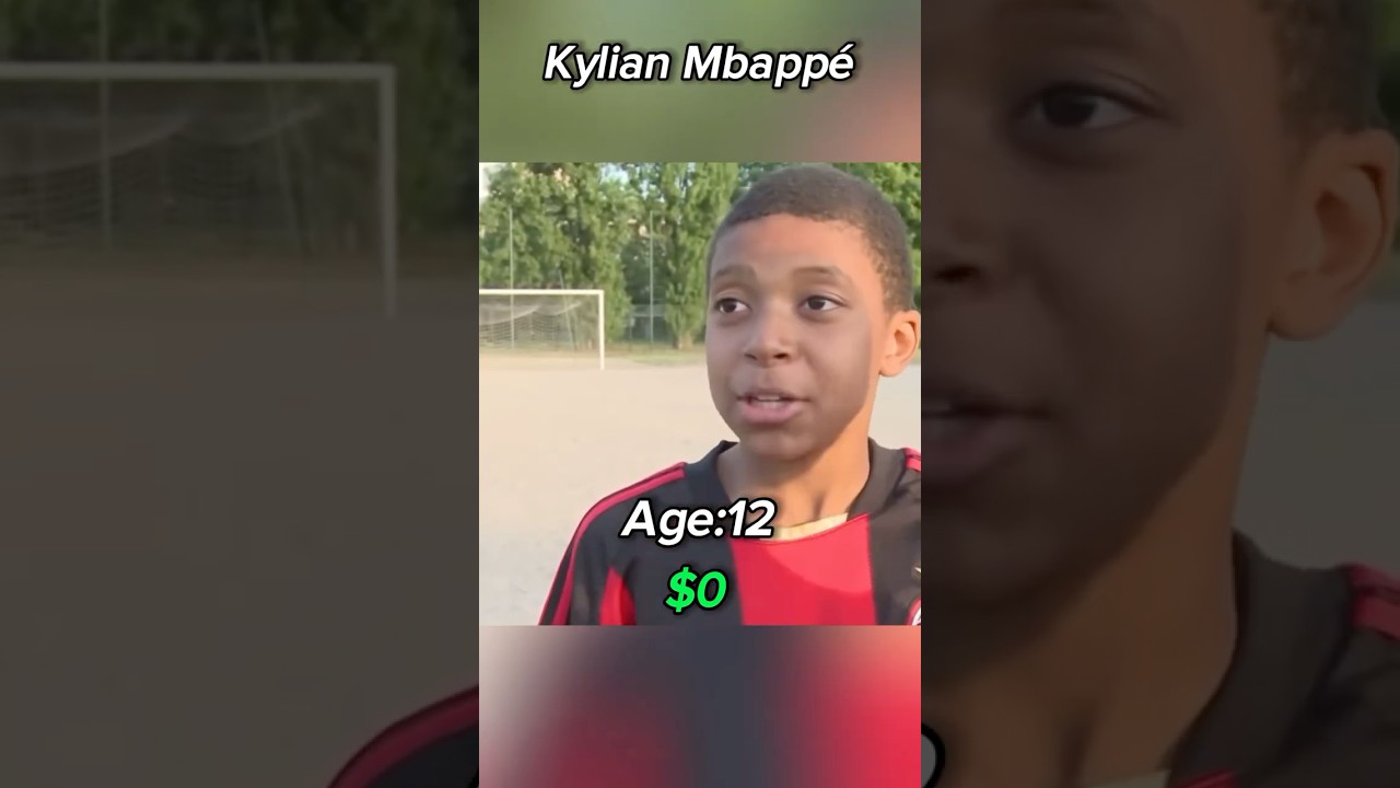 The evolution of Kylian Mbappé 😯 #shorts #mbappe #football