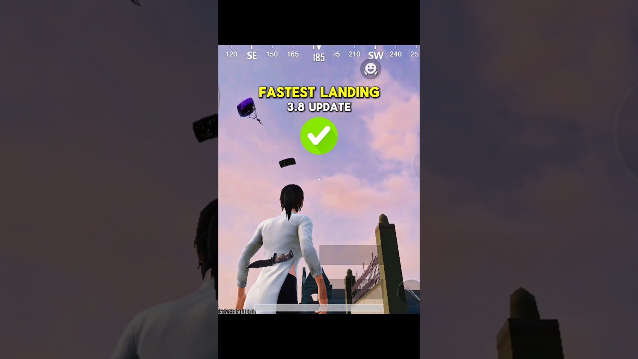 3.8 Update: Fast Landing Trick for BGMI 🤯