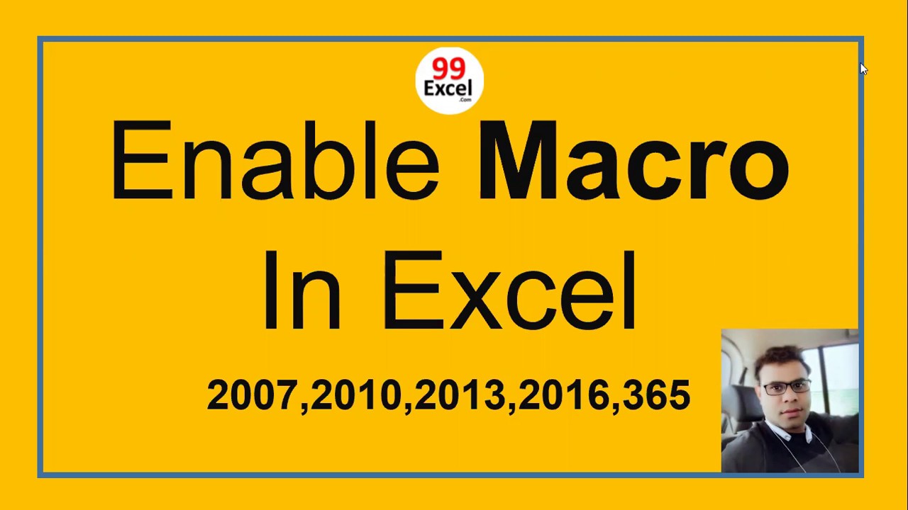 Excel Macros Enable/Disable Guide (Hindi) 📝