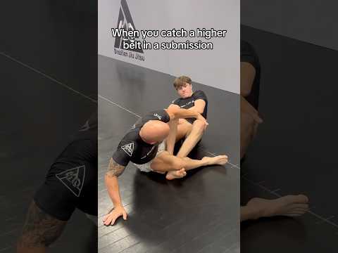When you catch a higher belt in a submission, so they act like there helping you 😂