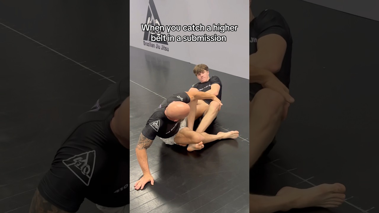When a Higher Belt Acts Like Your Cheerleader During a Submission π
