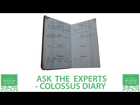 Ask the Experts | Colossus and Tommy Flowers' Diary
