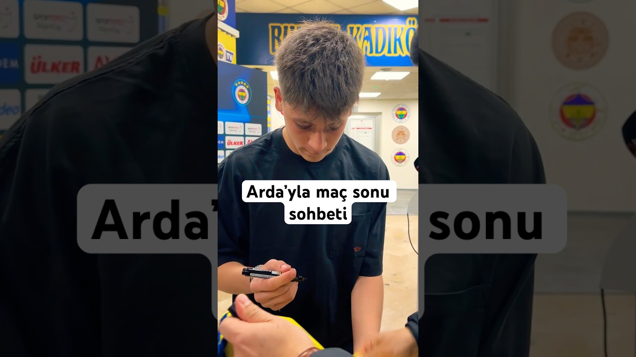 Arda Güler's Post-Match Chat with Fans ⚽