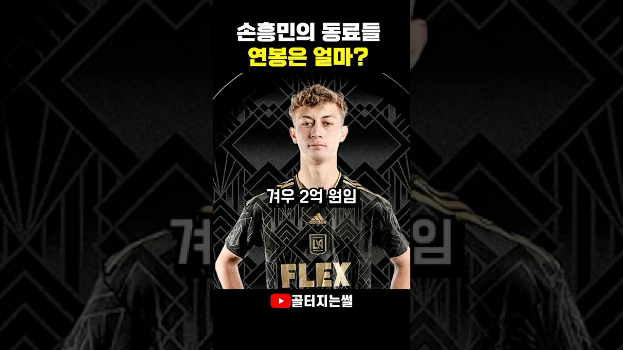 손흥민 동료 연봉 충격적 수준 😲