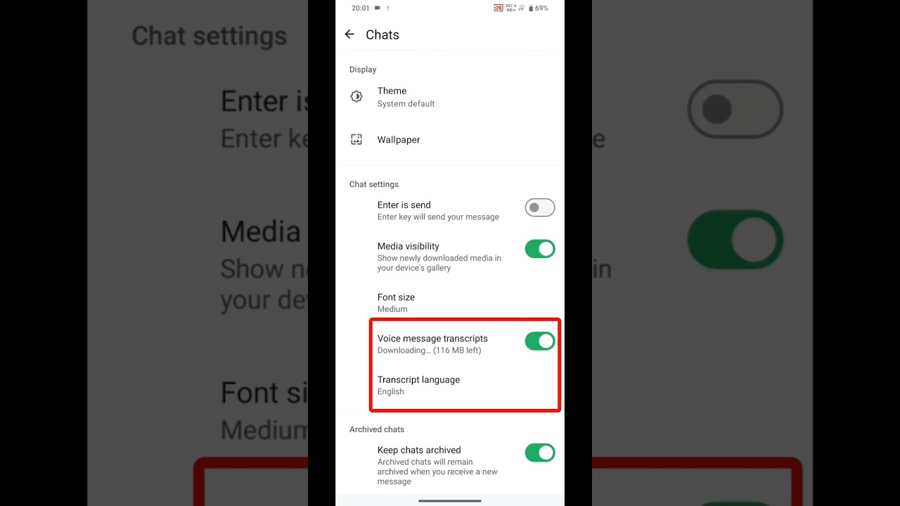 WhatsApp New Update 2025 | WhatsApp Voice Message Transcripts Feature #shorts #whatsappnewupdate2025