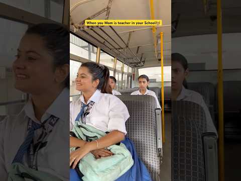 When your Mother is a Teacher 👩‍🏫😂 #shorts #sejalgabashorts #ytshorts #teacherlife #school