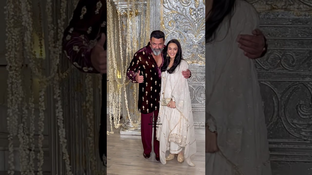 Stunning Moment: Preity Zinta & Bobby Deol Shine at Diwali Party ✨
