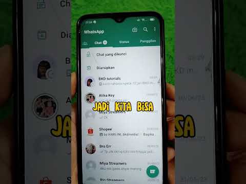 Lebih Aman, Chat WA Tersembunyi & Terkunci #trikwa #fyp #shorts #subscribe