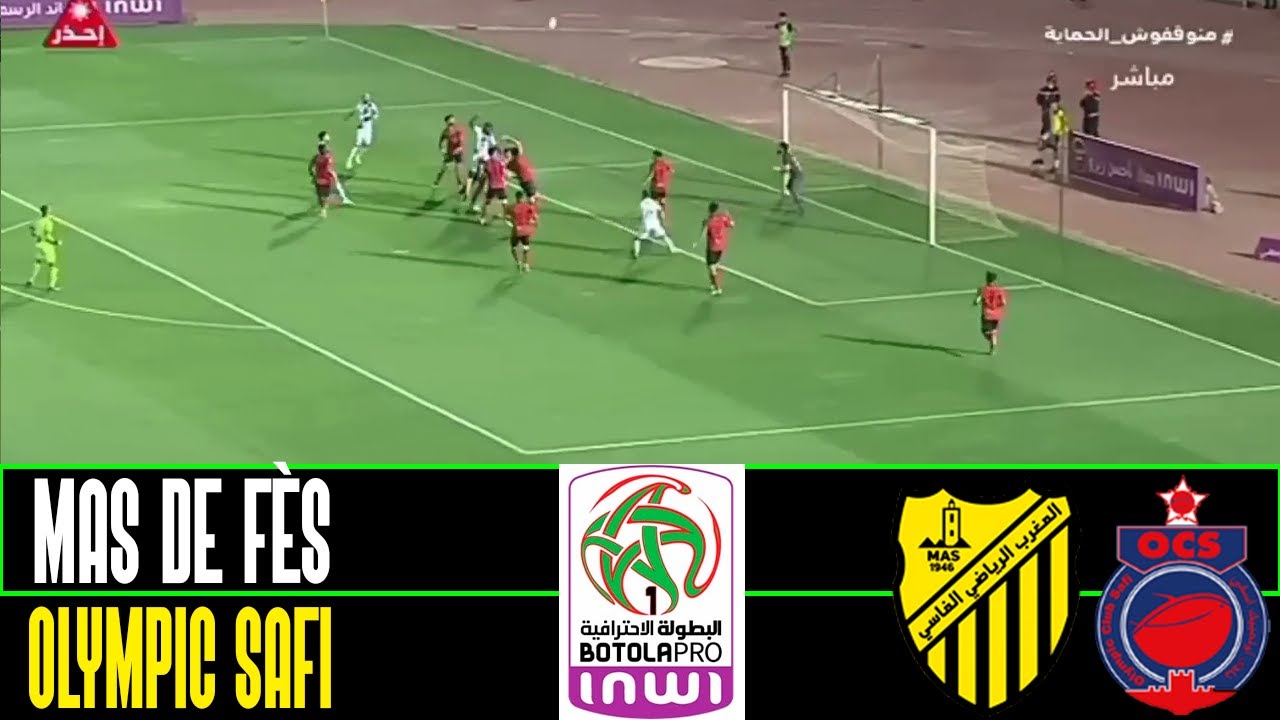 🔴 MAS Fès vs OC Safi en Direct | Botola Pro 2025 - Match en Streaming & Prévision