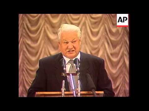 Yeltsin Presents Re-election Manifesto 🇷🇺