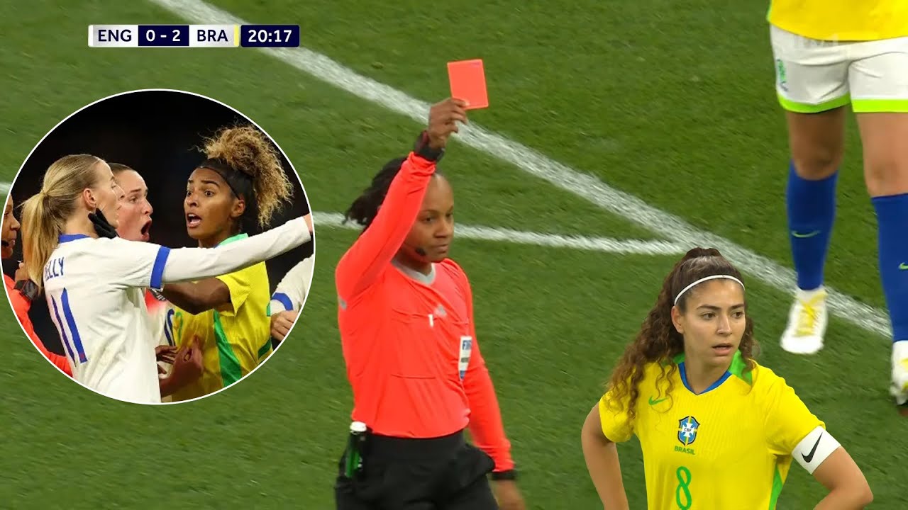 Brazil Beats Euro Champions with 10 Players! ⚽