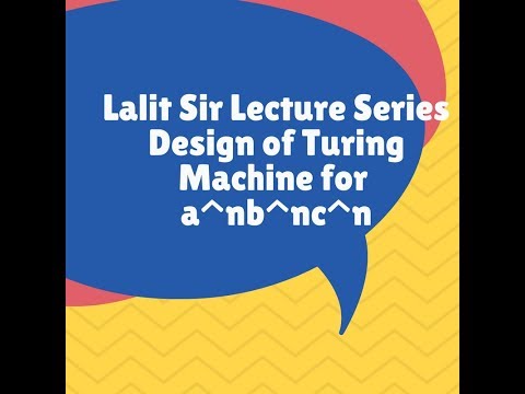 Design of Turing machine for a^nb^nc^n(www.prudentac.com)