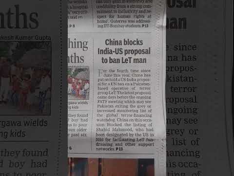 English Newspaper Headlines Reading