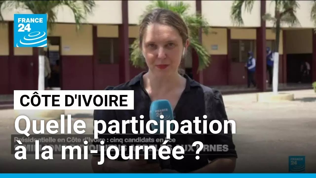 Présidentielle en Côte d'Ivoire : faible affluence à Yopougon, Abidjan
