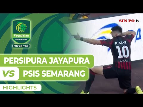 PERSIPURA Jayapura VS PSIS Semarang - Highlights | Pegadaian Championship 2025/26 #Pekan2